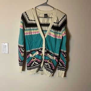 Patterned cardigan